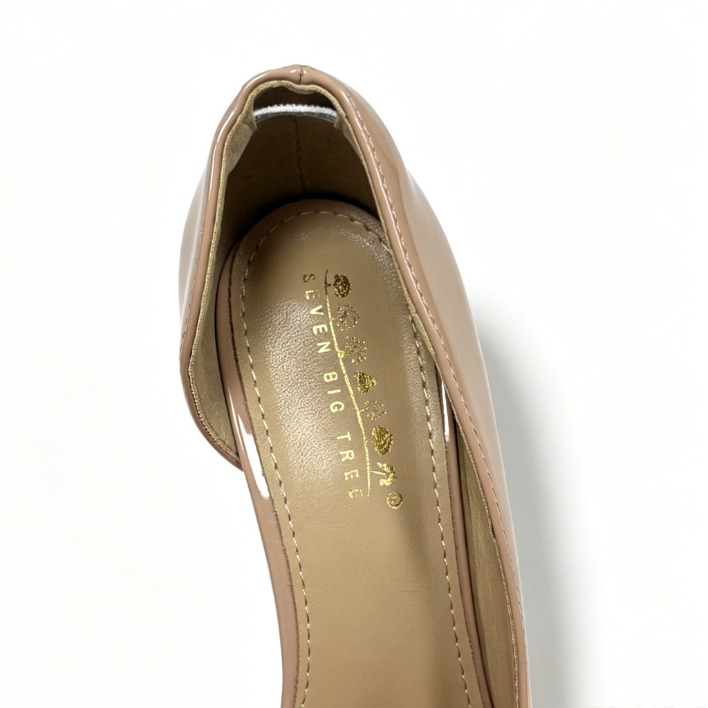 Valentina nude pump PU insole detail