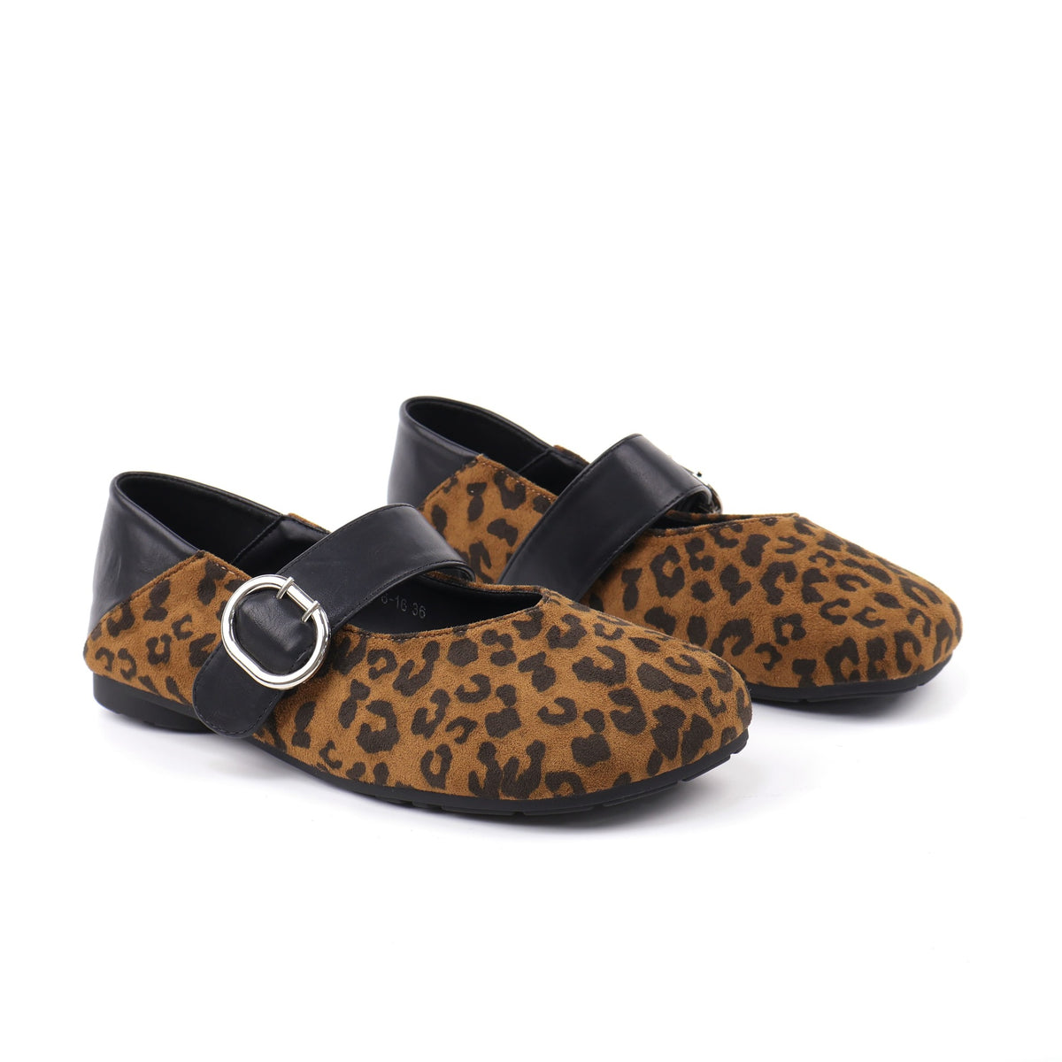 Leopard Brown Mary Jane flats alternate angle