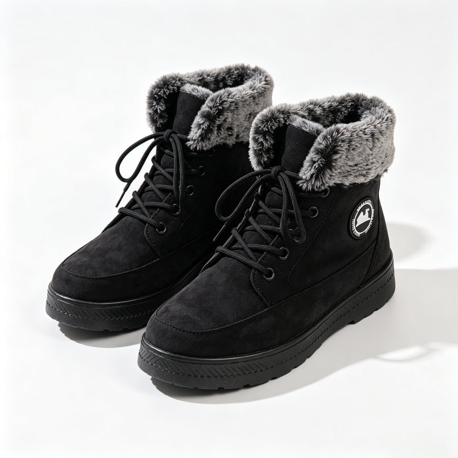 Aspen Faux-Fur Wedge Snow Boots
