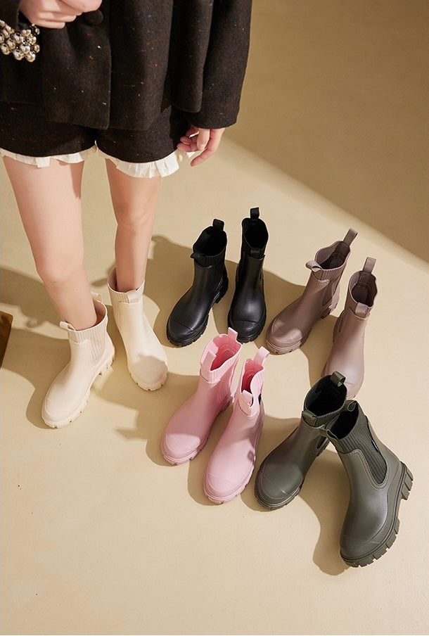 Mira Mid-Calf Rain Boots in all five colors